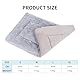 Vejaoo Hundematte Weiche und warme Matte Liegedecke für Hunde und Katzen Sofa für Heimtiere XZ014 (L (90 X 60CM), Wicker Gray)