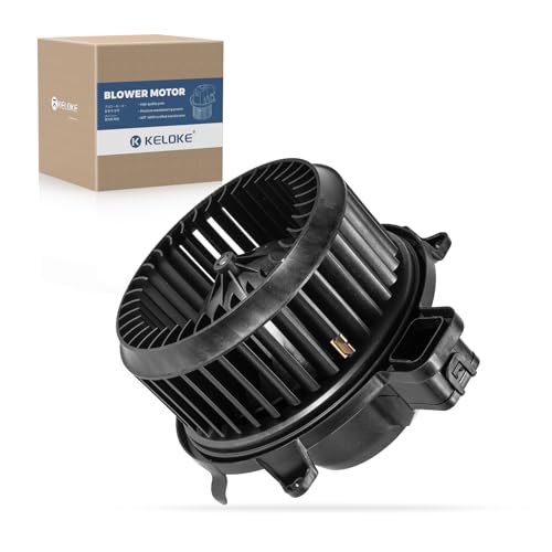 Image of KELOKE Front HVAC Heater Blower Motor Fan Compatible with 2010 2011 2012 Ford Fusion & Lincoln MKZ, 2010 2011 Mercury Milan, with Fan Cage, Replace# 700270 13369460 PM9381