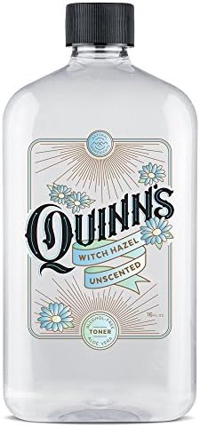 Quinn’s Alcohol Free Witch Hazel with Aloe Vera 16 Ounce (Unscented)