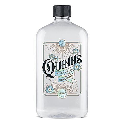 Quinn’s Alcohol Free Witch Hazel with Aloe Vera 16 Ounce (Unscented)
