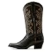 Ariat Women's Heritage J Toe Stretchfit Western Boot, Black Deertan, 8