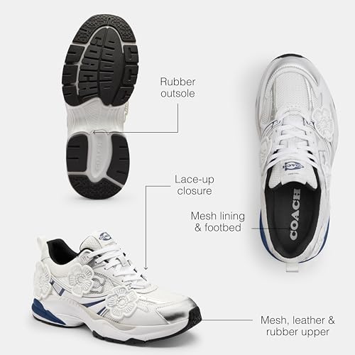 Coach Women's Tea Rose Mesh Sneaker3