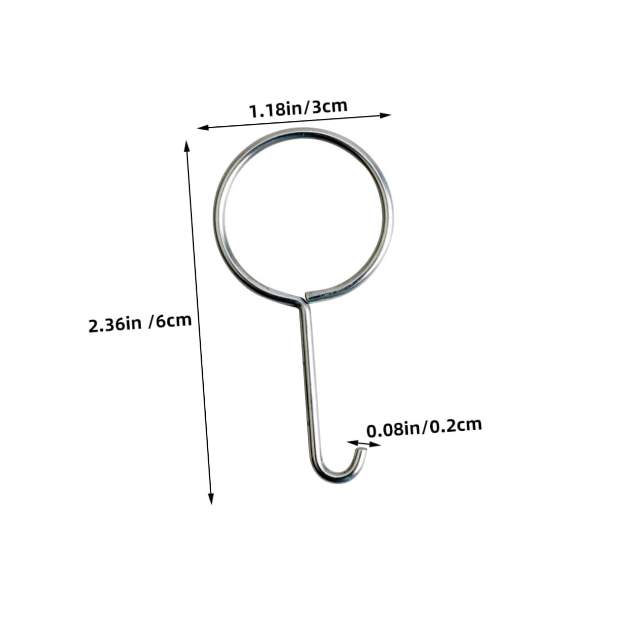 FUNOMOCYA Drain Cover Lifting Hook Kit 20pcs Stainless Steel Shower Drain Strainer Puller Tool for Bathroom Sink