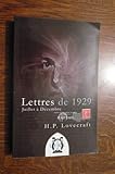 Lettres de 1929 - Juillet à Décembre