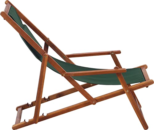 不二貿易 デッキチェア グリーン 79498 13枚目