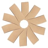 TOYANDONA Gewellte Kaffeebecherhüllen 100 Stück aus Kraftpapier