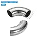 PATIKIL 6pcs 90 Degree Mandrel Bend Elbow, 1-1/8