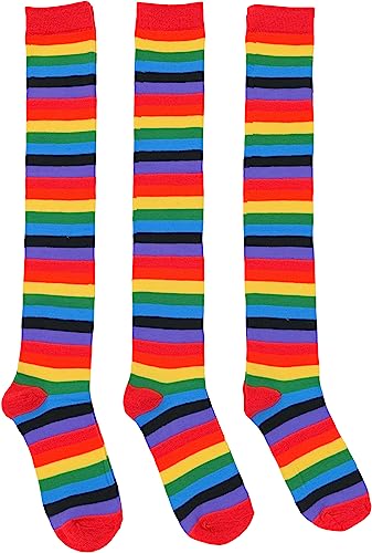 Image of ToBeInStyle Women's Colorful Patterned Design Knee High Socks