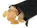 Zentron Crystal Collection: Rough Citrine Crystal Stone, Comes with Velvet Bag (1/2 Pound)
