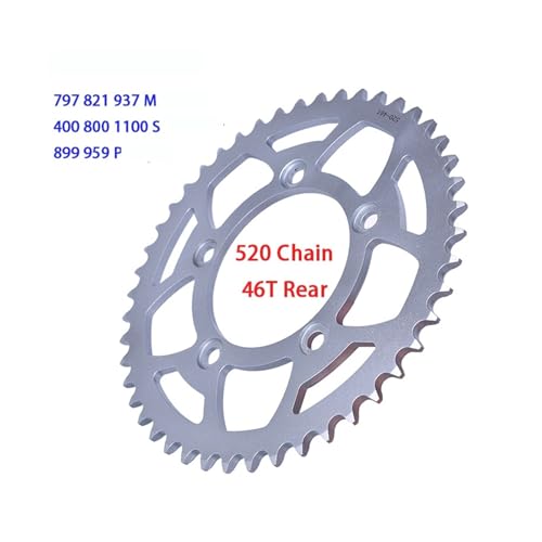 Pignon arrière de moto universel 46T pour 797 821 transmission 520 - 3