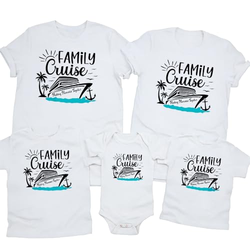 TEERAPHIQUE 2026 Funny Family Cruise Vacation Matching Shirts