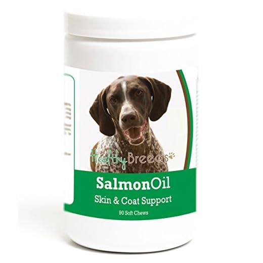 Healthy Breeds German Shorthaired Pointer Salmon Oil Soft Chews 90 Count