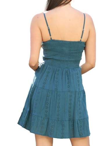 Image of Angie Women's Angie Women's Peekaboo Sundress with Tiered Skirt