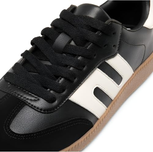Image of ASTEROID Retro Inspired Low Top Casual Shoes with Durable Gum Sole Contrast Side Accents and Classic Lace Up for Versatile Wear
