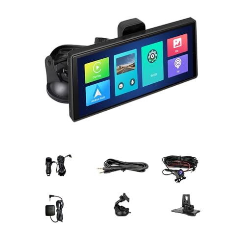 Cámara de coche 4K táctil de 10,26" con espejo retrovisor digital y conexión AUX 5G