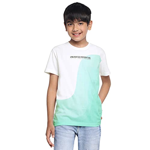 Image of Li'l Tomatoes Boy's Typography Regular Fit T-Shirt