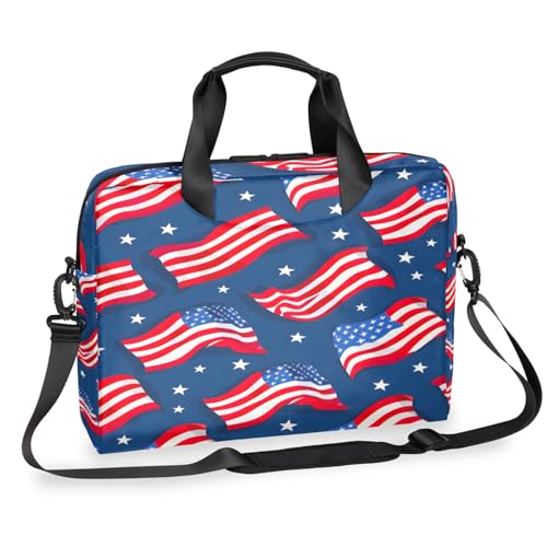 Bolsa para laptop de 16 pulgadas con bandera americana miniatura 1
