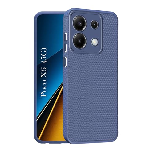Image of Jkobi Back Cover Case for Poco X6 5G (Liquid Silicone | Side Grip | Camera Protection)
