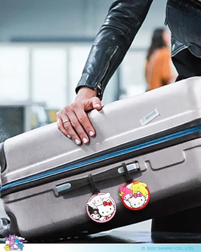 Hello Kitty Luggage Tag for Suitcases 4-Pack Official License, Cute Luggage Tags, Sanrio Gifts for Travel2