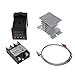 0-400°C Auto-Tune Thermostat, REX-C100 PID Temperature Controller SSR-40DA Relay K-Type Probe for Industrial Machinery Food Processing