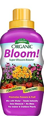 Espoma Organic Bloom! 16-Ounce Concentrated Plant Food – Plant Fertilizer and Bloom Booster for All Flowering Plants. Promotes Vigorous Growth and Blooming