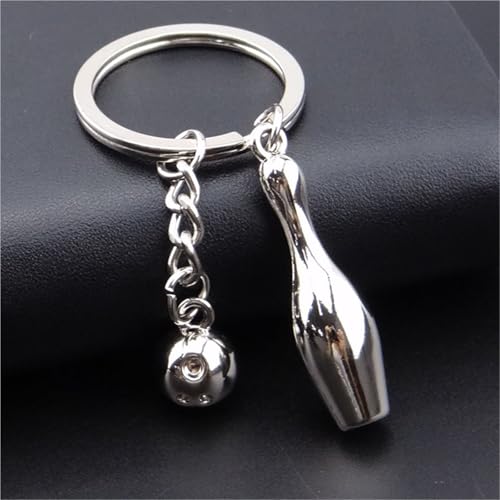 Bijoux suspendus taille et porte-clés bowling pour voiture - 3