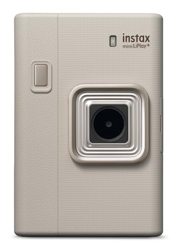 Image of FUJIFILM Instax Mini LiPlay+ Hybrid Instant Camera - Sand Beige