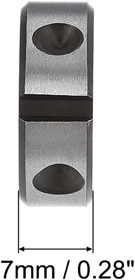 M5 Metric Round Die, Machine Thread Left Hand Threading Die, Alloy Tool Steel Screw Thread Cutting Die, 2pcs