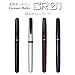OHTO CR01 Ceramic Roller Ballpoint Pen, 0.5mm Fine Point, Thick Aluminum Barrel with Brass Components, Matte Wine Red Finish, Water-Based Black Ink, CR01-05-MWI