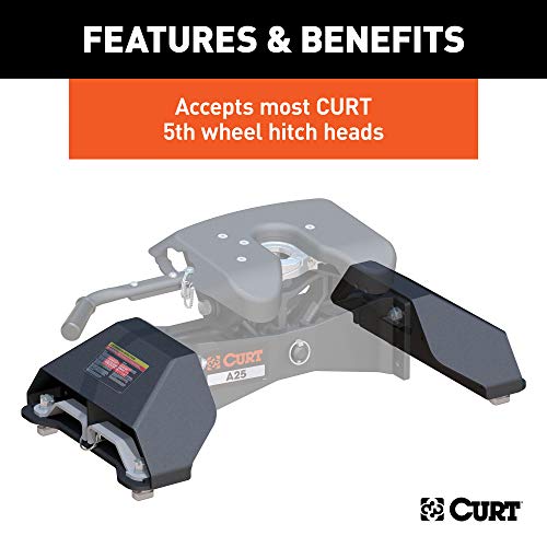 Curt 16017 Replacement Ford F-250, F-350, F-450 Puck System 5Th Wheel Legs, 24,000 Lbs, Hitch Head Required #TOP3