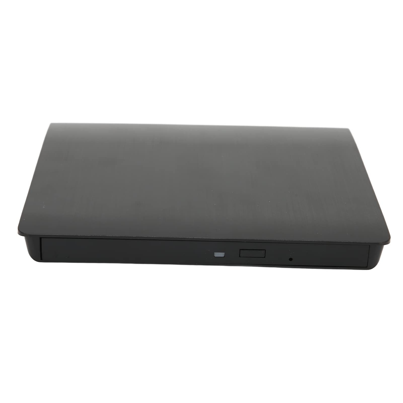 01 02 015 External DVD Drive Enclosure, Optical Drive Box Interface Ultra-Thin Standard USB 3.0 Transmission for Desktop Computer Black