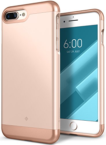 Caseology Savoy for Apple iPhone 8 Plus Case (2017) / for iPhone 7 Plus Case (2016) - Stylish Design - Gold