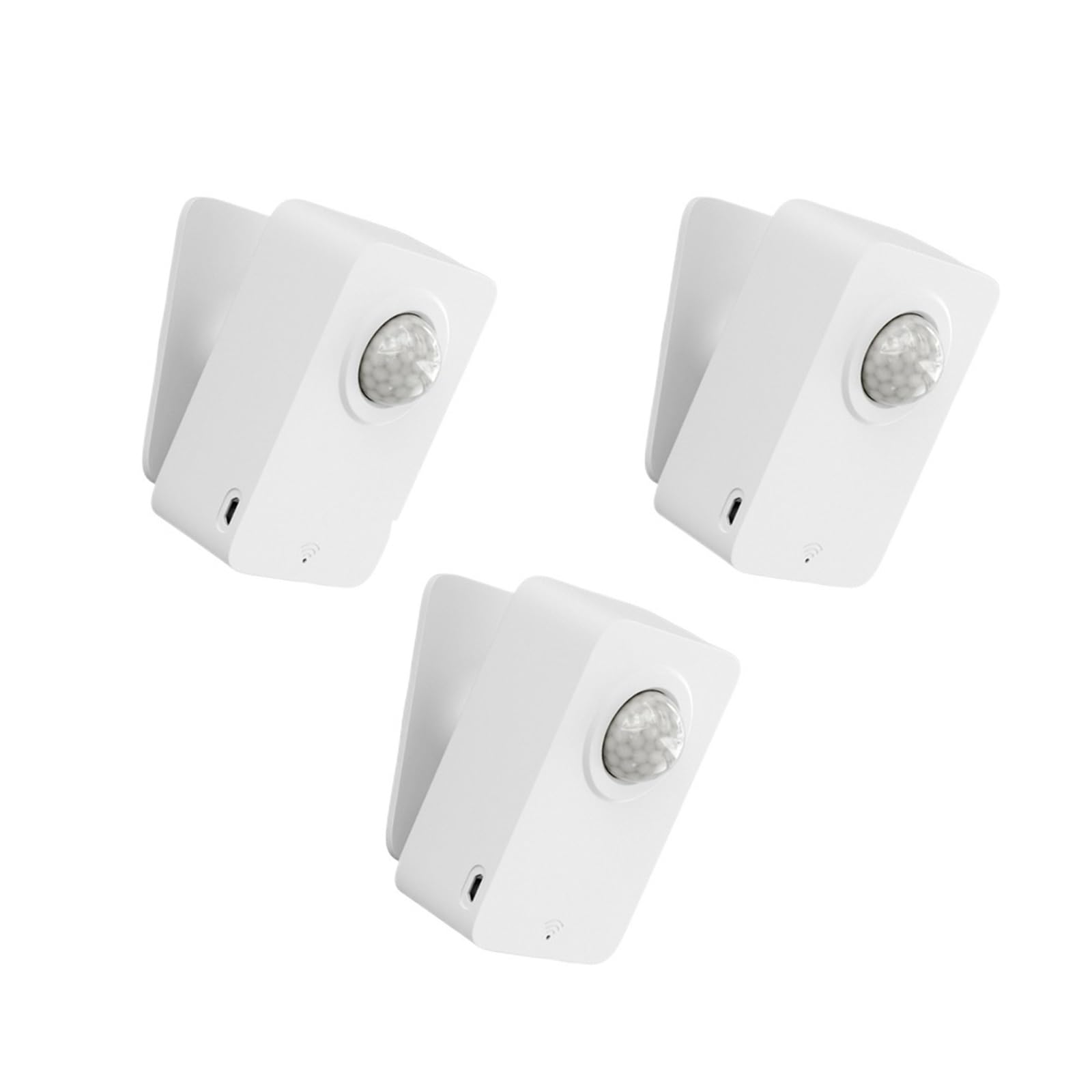 Detector de Sensor de Movimiento, sensores de Alarma de Movimiento de Escena Inteligentes de Rutina Creat con Soporte Ajustable,Protección Antirrobo(3 PCS)