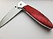 Santa Fe Stoneworks Red Coral Handle Pocketknife on Leek Blade