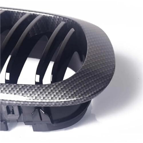 Calandre de capot avant en fibre de carbone à clipser pour réparer BMW E46