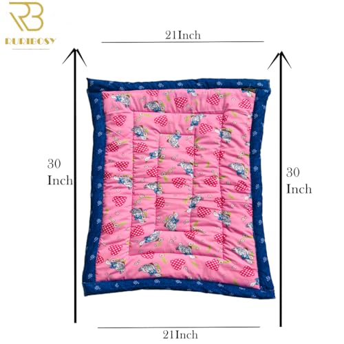 Image of Bedding Mattress for Cotton, Baby Sleeping Bed Set Godari Baby Cradle |Sleeping Mat |Multi Purpose Cushioned Bed |Baby Bed for 0 to 2 Years.