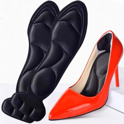 Plantillas de espuma viscoelástica 7D para tacones altos negro miniatura 1