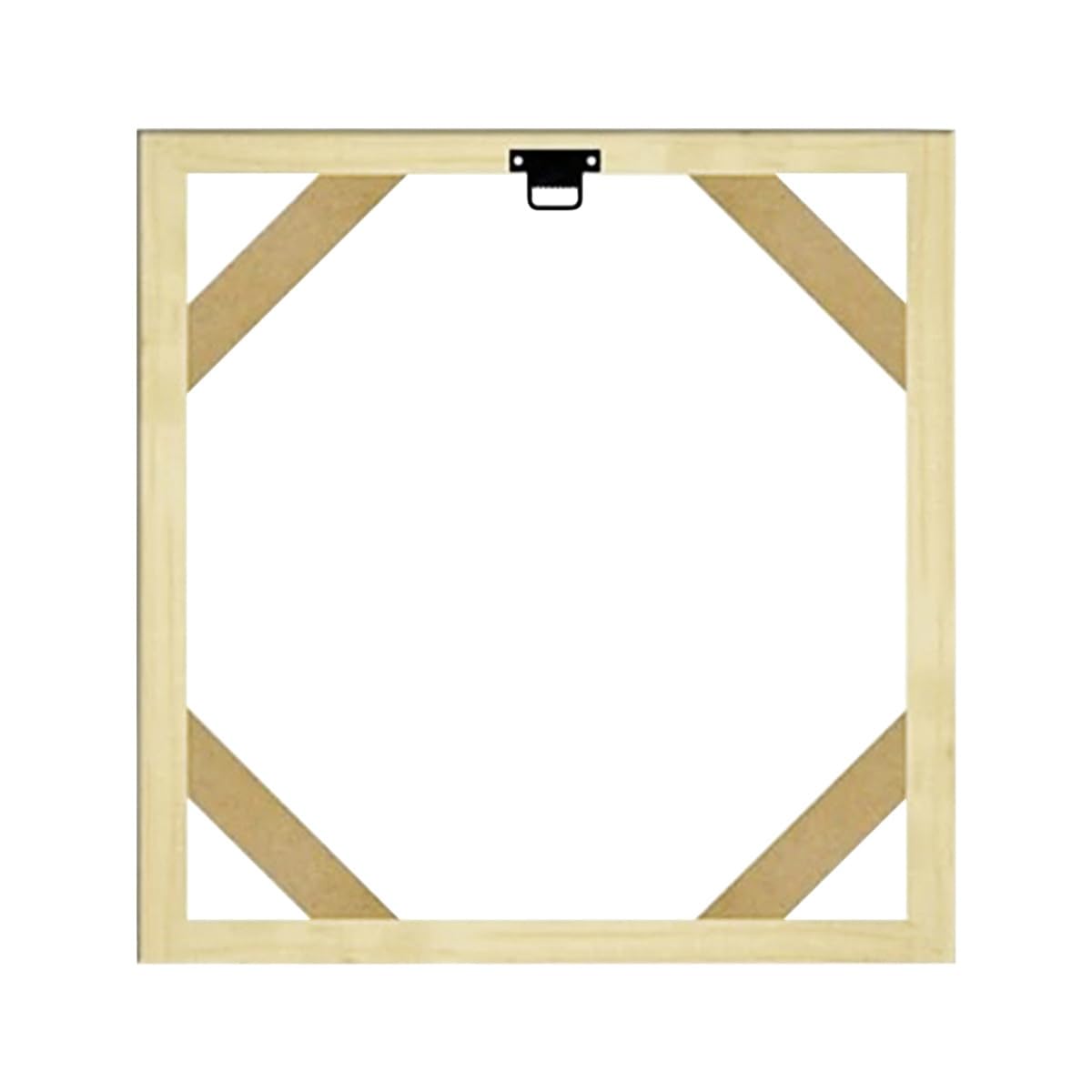 Kit de barres civière toile bricolage en bois de format carré 60cm