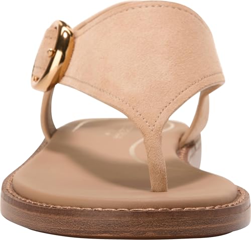 Cole Haan Cole Haan Women's Sandals - Kami Thong, Tuscan Sand Suede, 8.5-B US