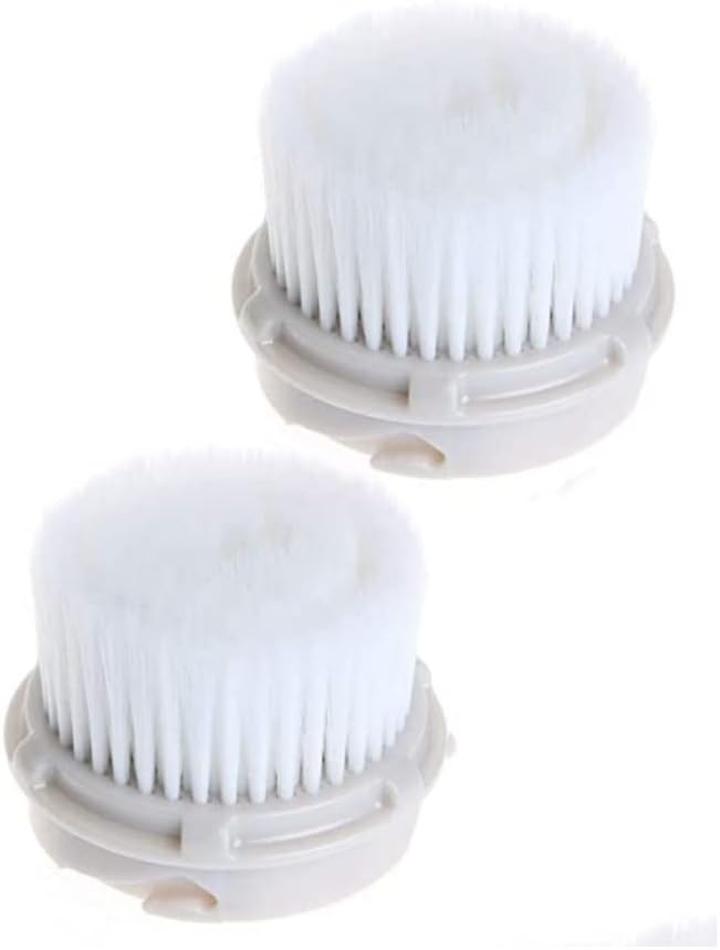 Clarisonic Luxe Cashmere Facial Cleansing Brush Head Replacement | Compatible with Mia 1, Mia 2, Mia Fit, Alpha Fit, Smart Profile Uplift and Alpha Fit X (2Count)