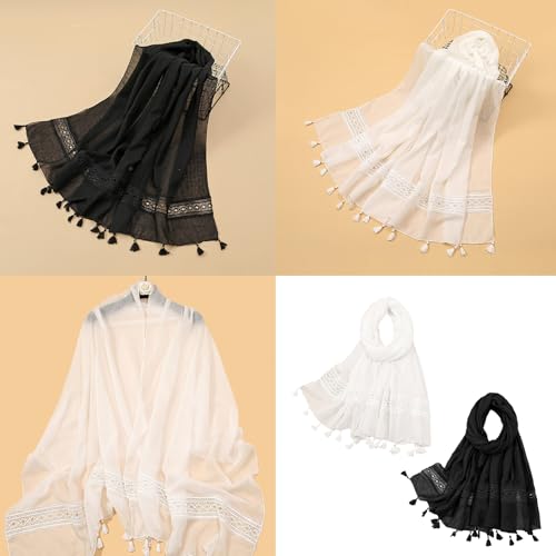 Women's Classical Shawl Solid Color Large Neck Scarf Comfortable Fabric Shoulder Wrap For Casual And Formal Wear2