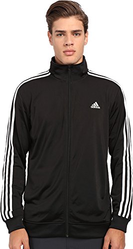 adidas Men's Essential Tricot Jacket, Black/White, XX-Large