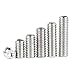 BolznWiz 20PCS #8-32x5/8 Set Screws, 304 Stainless Steel Screws, Allen Head Socket Grub Screws for Industrial & Home Use