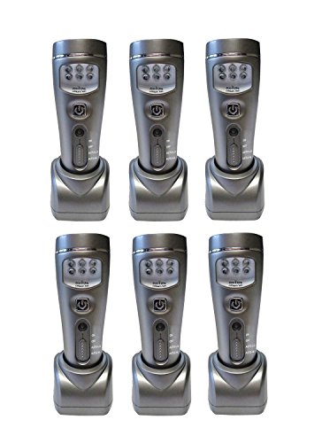 Capstone Lighting 4-in-1 Eco-I-Lite, 6 Pack  Emergency Flashlights, Night Light, Power Failure Light and Work Light  This Rechargeable LED Flashlight is Perfect for Power Outages and Hurricanes