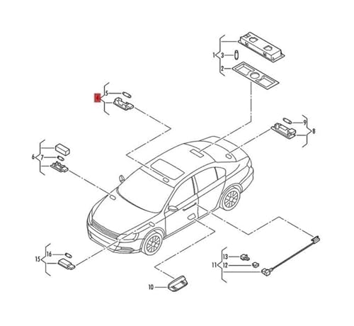 Lámpara de techo para coche Superb ideal para maquillarse y leer en el interior 6