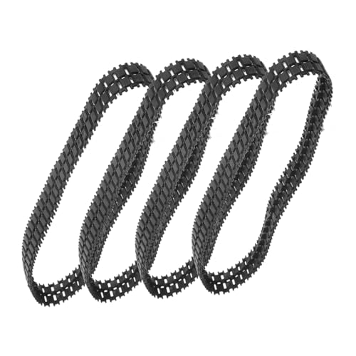 ifundom 4pcs DIY Tank Tracks for Hobby Rc Car Large Robot Tracks Excellent Traction for Tank Model