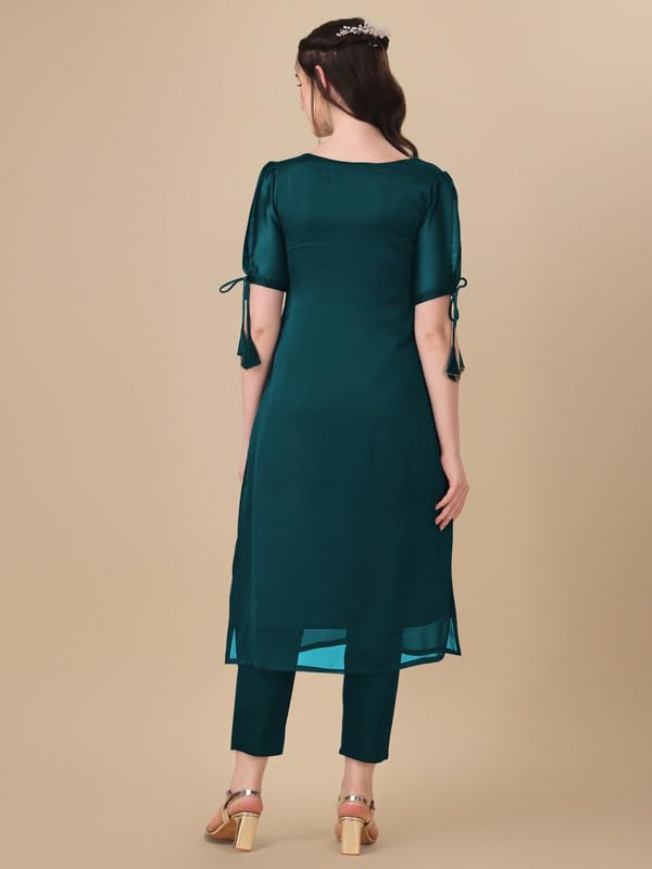 Image of Embroidery Silk Kurti