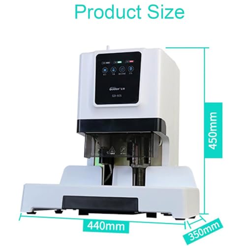 Encuadernadora eléctrica - Encuadernación rápida en 26 segundos, funcionamiento con botón táctil, ideal para la escuela y la oficina, encuadernación de hasta 50 mm de grosor