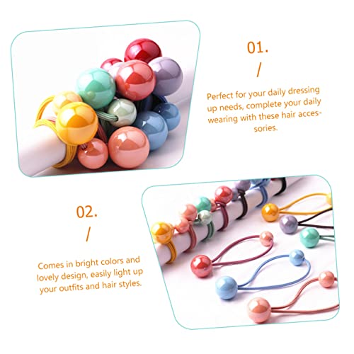 Accessoires de queue de cheval filles Beavorty élastiques cheveux boules - 2