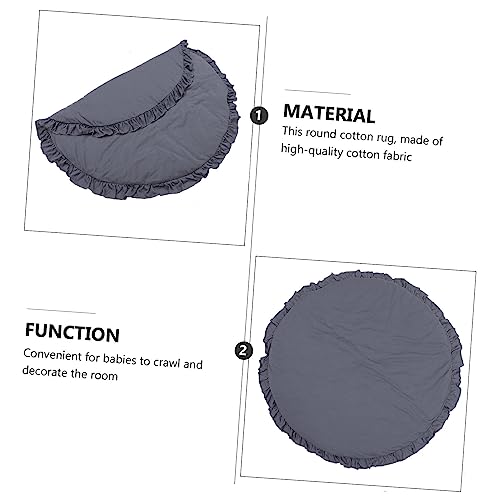 TOYANDONA Kruipende Deken Kids Play Mat Circulaire Tapijt Kids Ronde Tapijt Baby Kruipen Tapijt Ronde Gebied Tapijt Vloerkleed Baby Kruipen Spelen Tapijt Baby Kruipen Tapijt Baby Spelen - Afbeelding 8
